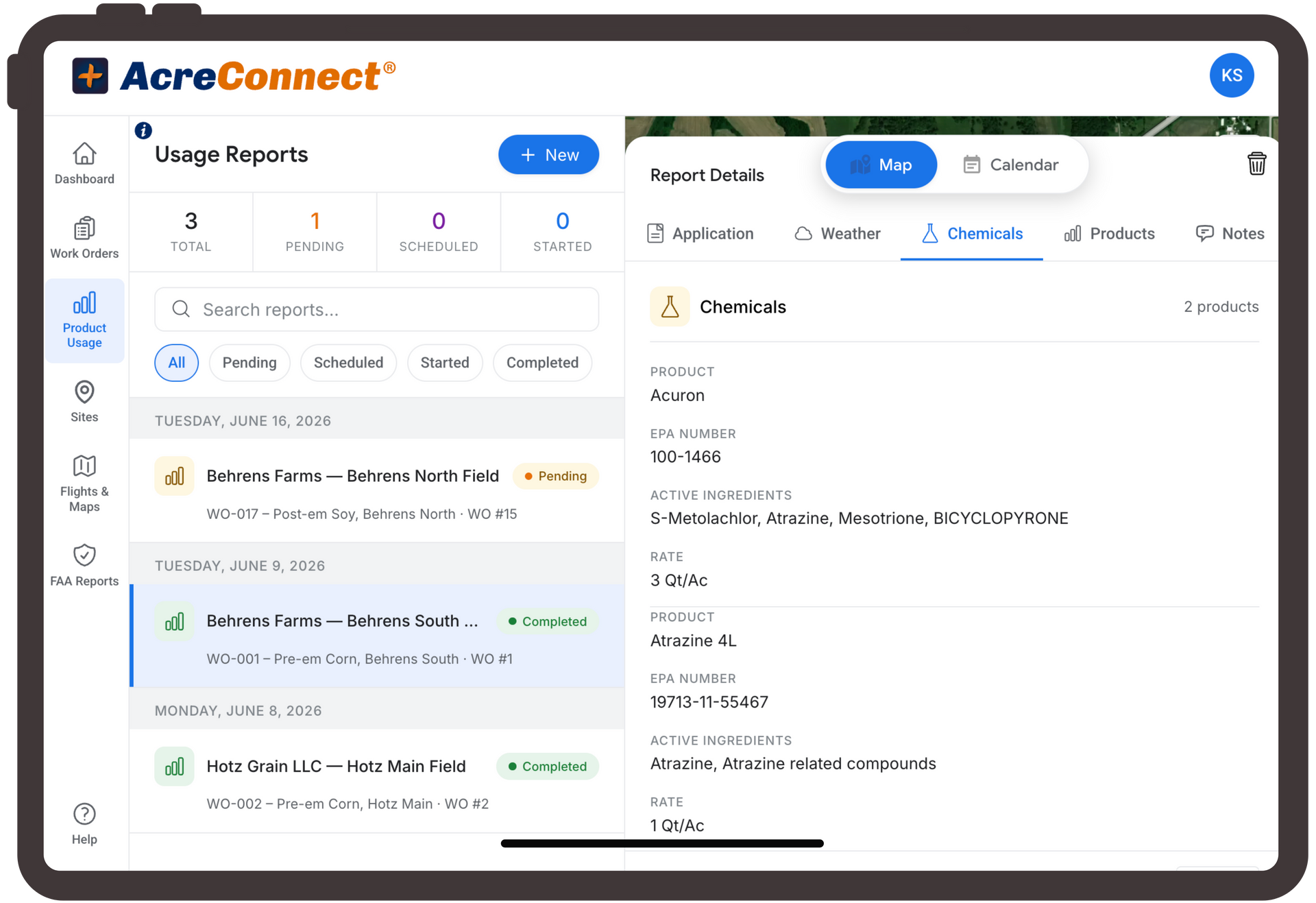 Product Usage Report