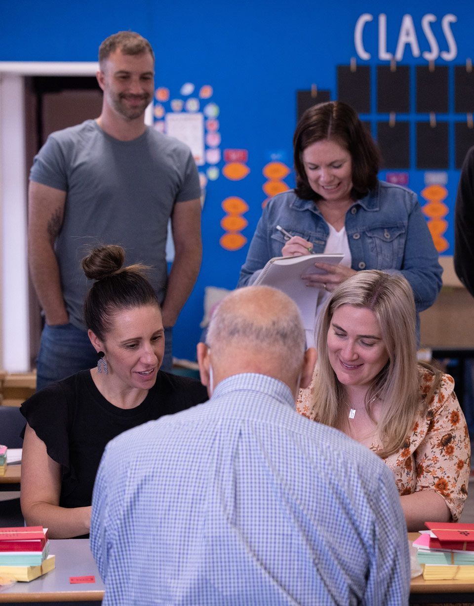 New: we now offer consulting to schools. Image of Ron Yoshimoto teaching in Sydney.