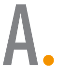 Large gray letter 