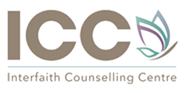 A logo for the interfaith counselling centre