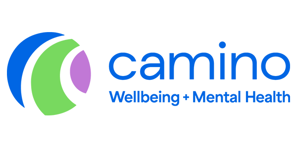 A logo for camino wellbeing mental health