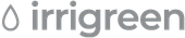 The word irrigreen is written in gray letters on a white background.