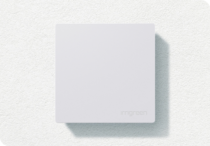A picture of a smart irrigation controller.