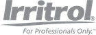 A black and white logo for irritrol for professionals only