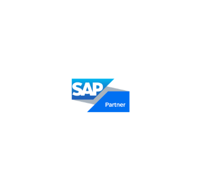 El logotipo del socio de SAP Silver está sobre un fondo blanco.