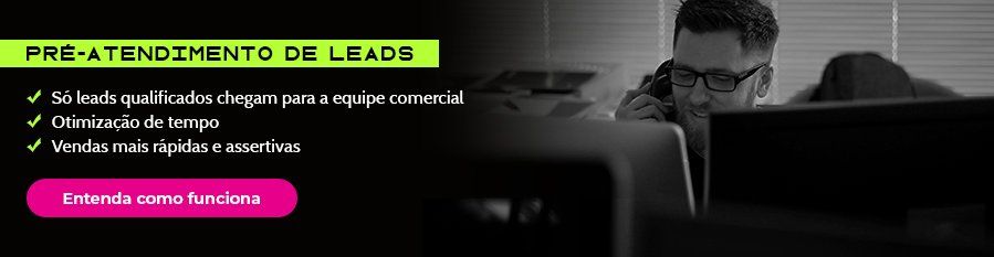 Banner de pré-atendimento de leads Entenda como funciona