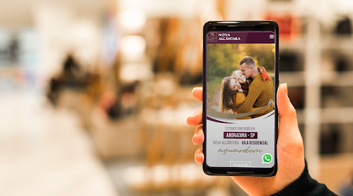 Exemplo de otimização de site para versões mobile