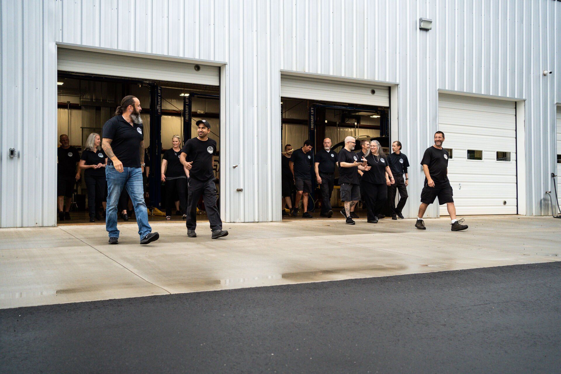 First Class HALT technician performing SRS system service