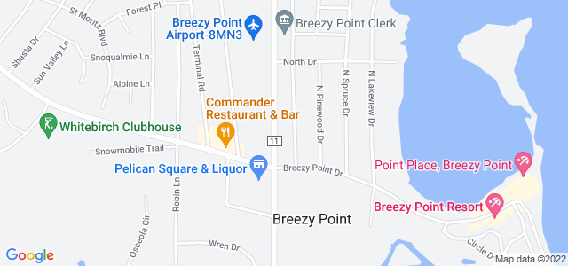 Map of business location