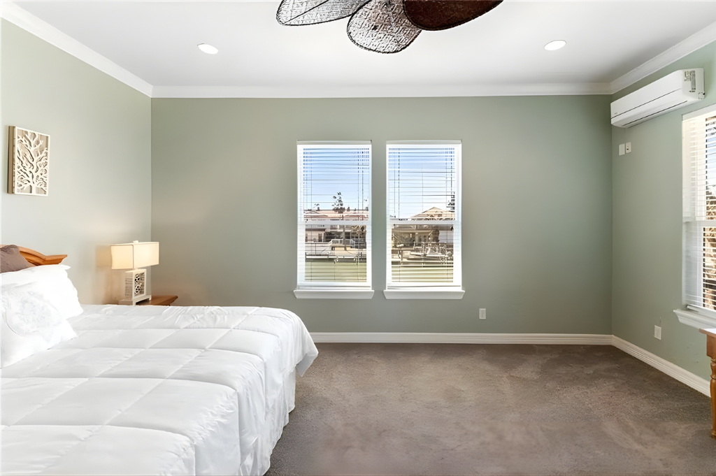 Custom bedroom in new home built by Innovo Residential in Corpus Christi