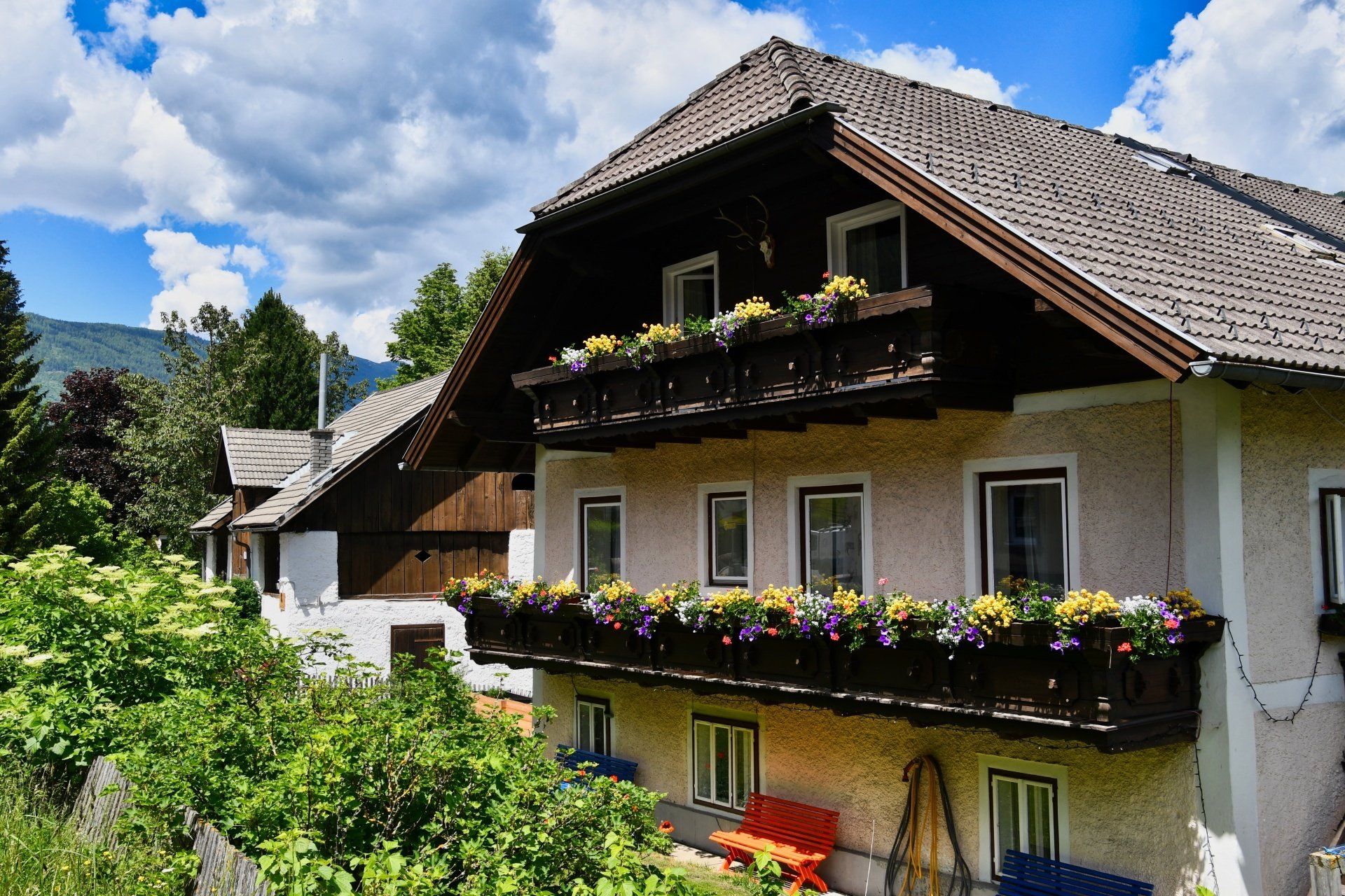 The Lungau landscape in summer