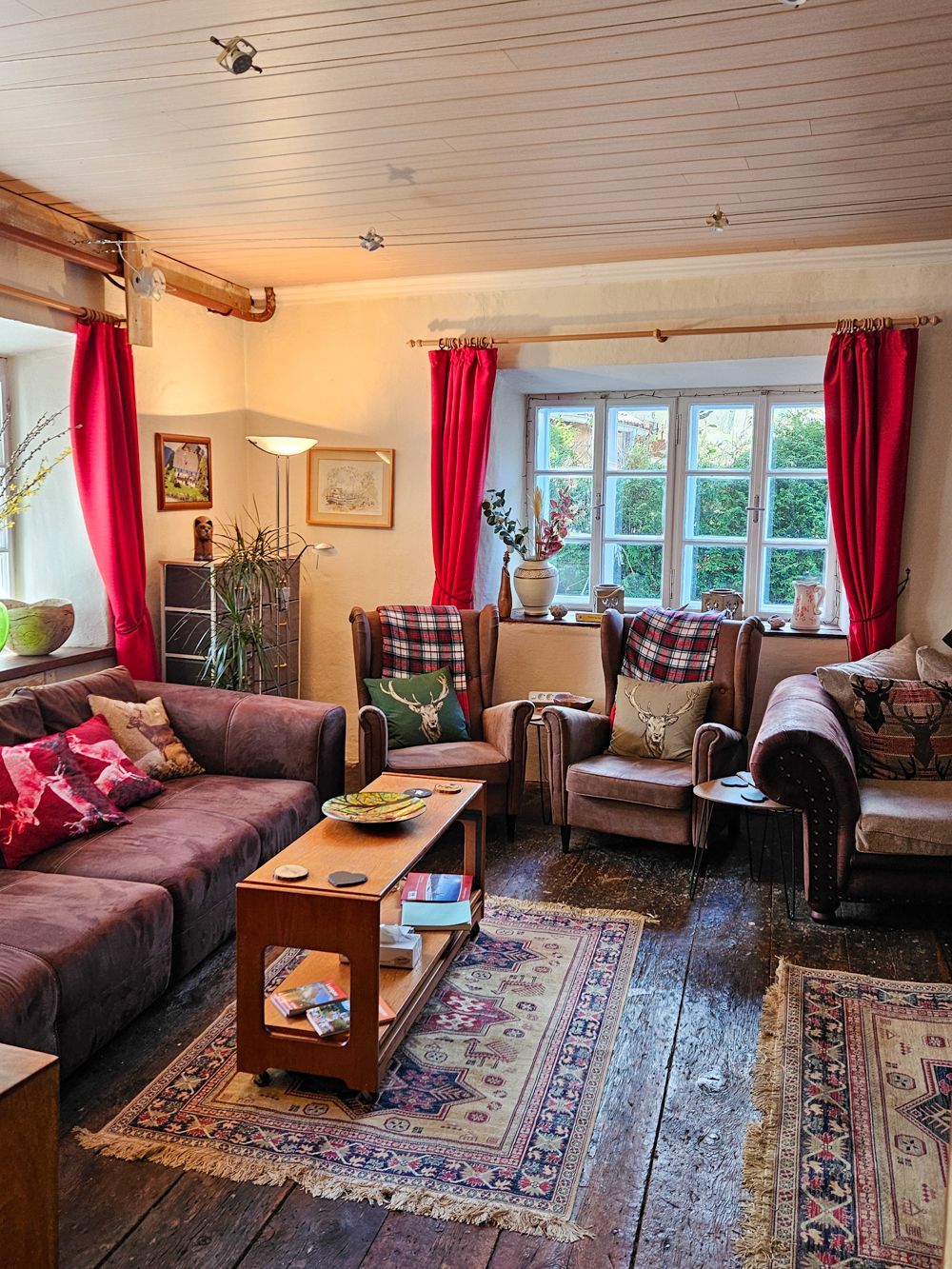 The lounge at Chalet Mur