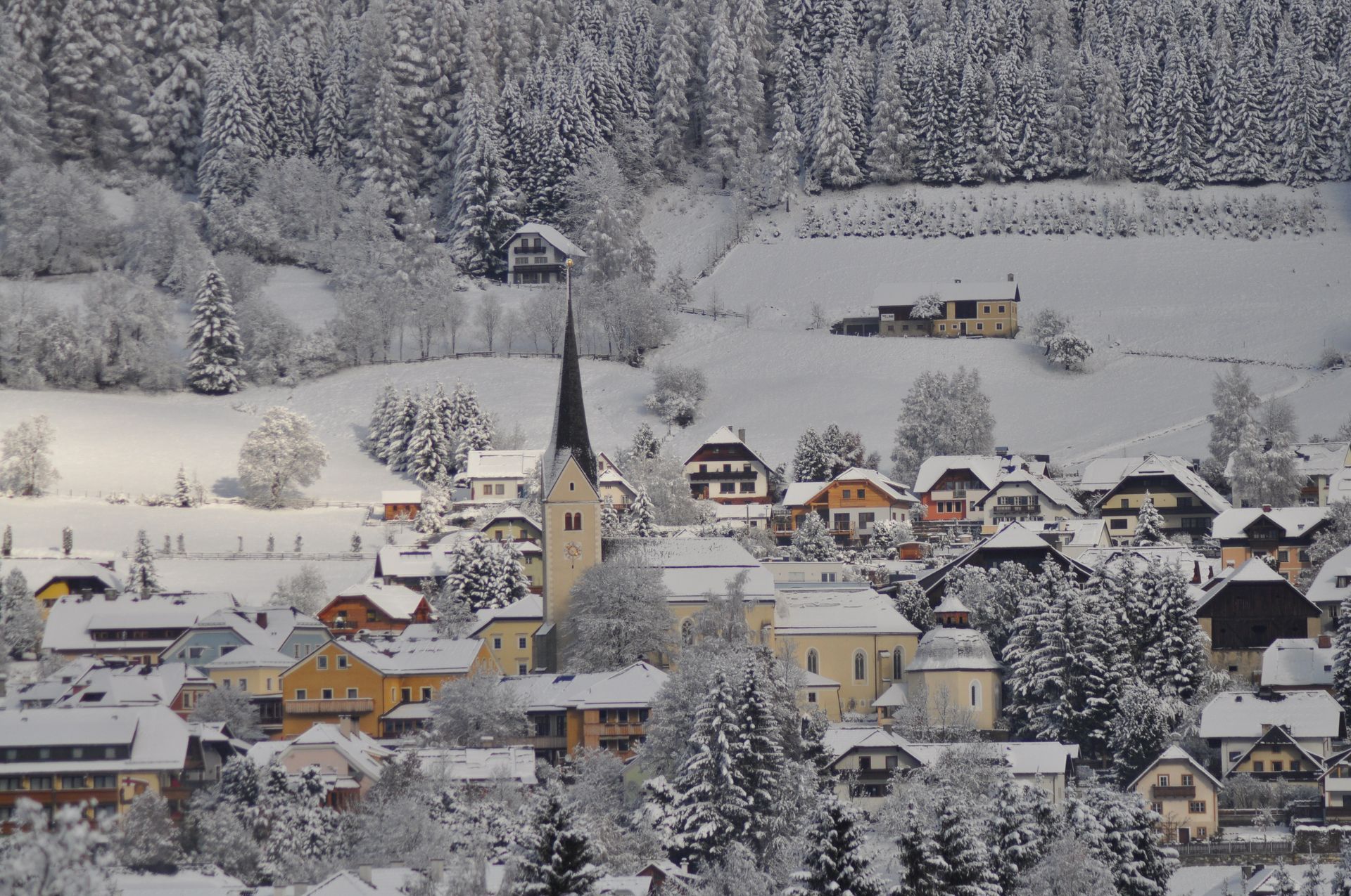 St. Michael im Lungau in winter