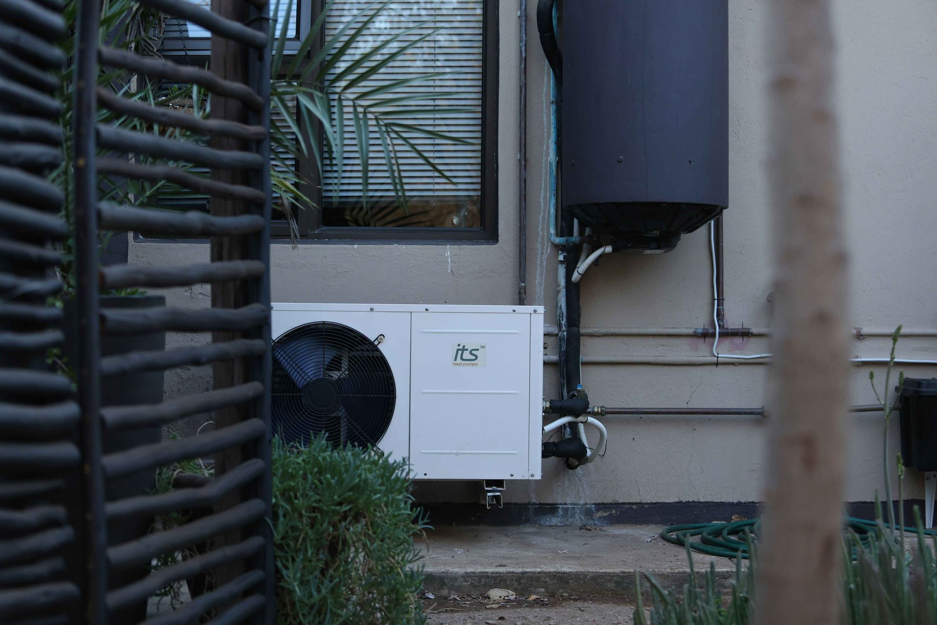 Compact water heater or explore outdoor cylinder options like this?
