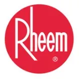 Rheem logo: White word