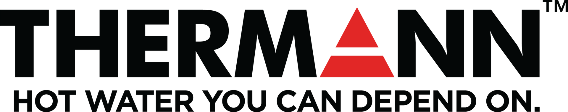 THERMANN logo with a red triangle between the two