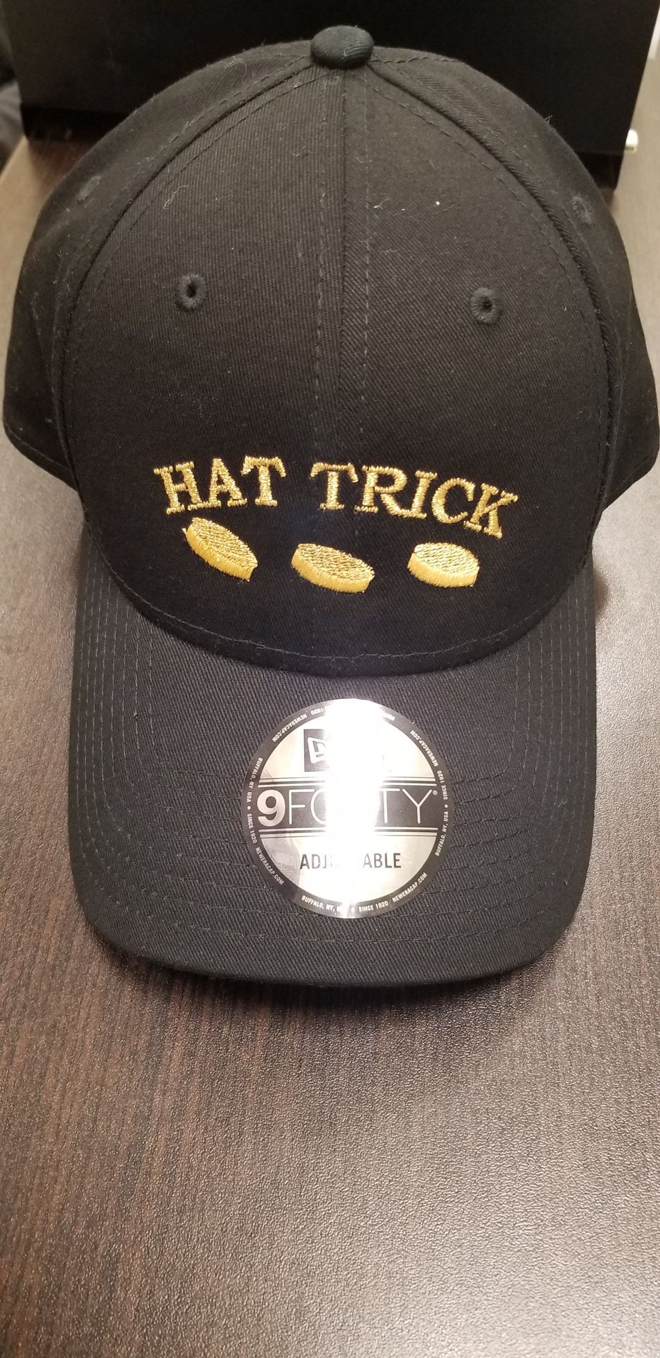 Black hat with 