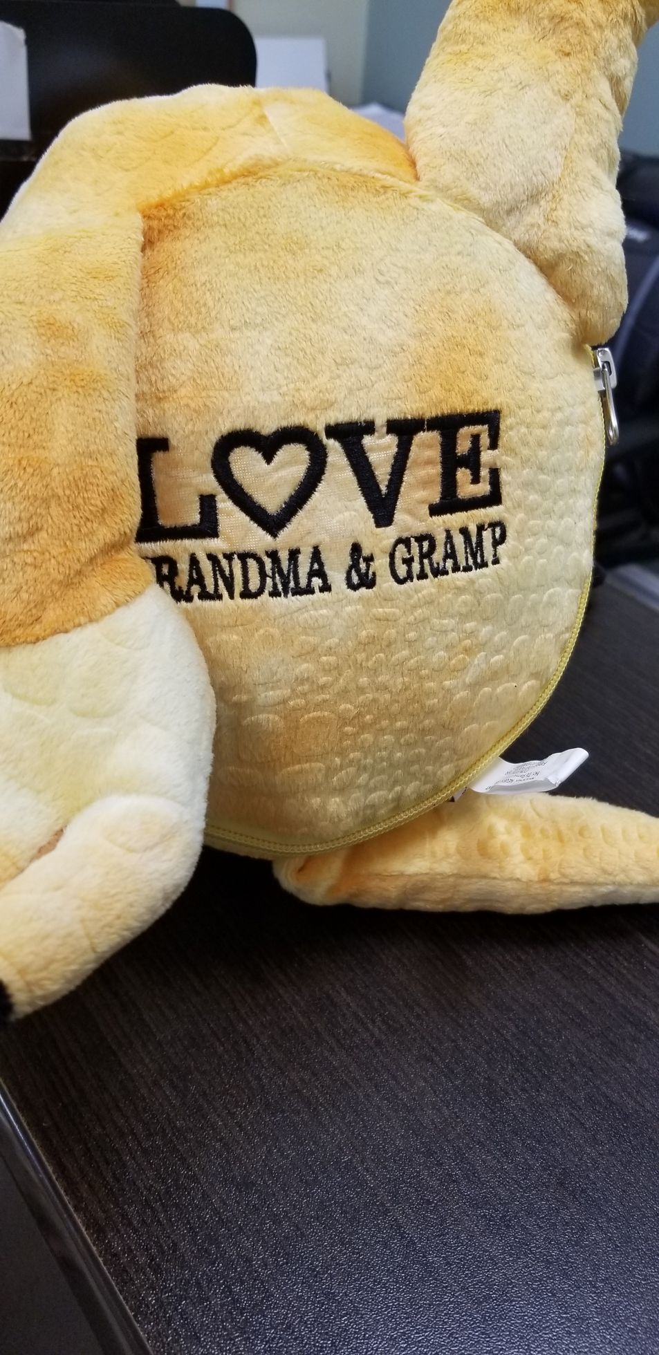 Stuffed animal with 