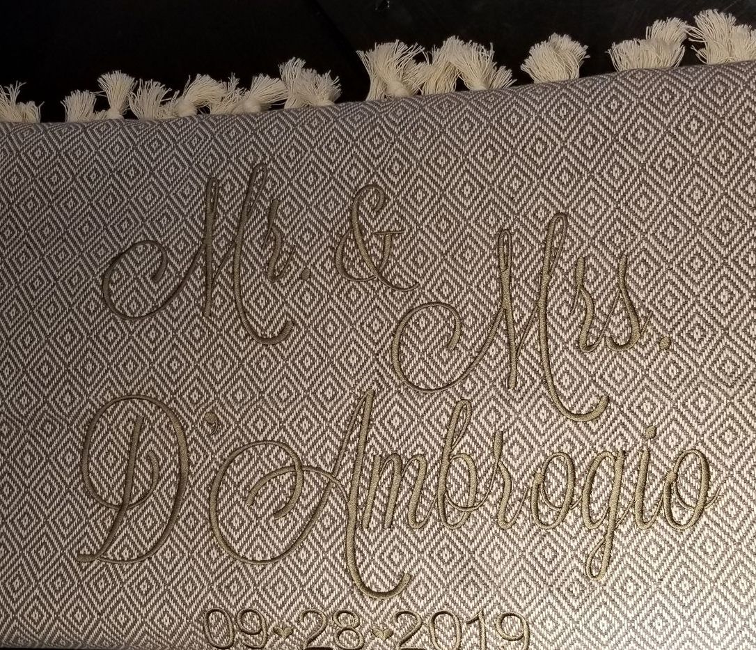 Embroidered