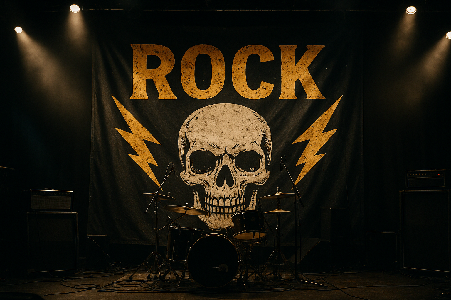 Backdrop Banners Stage with a