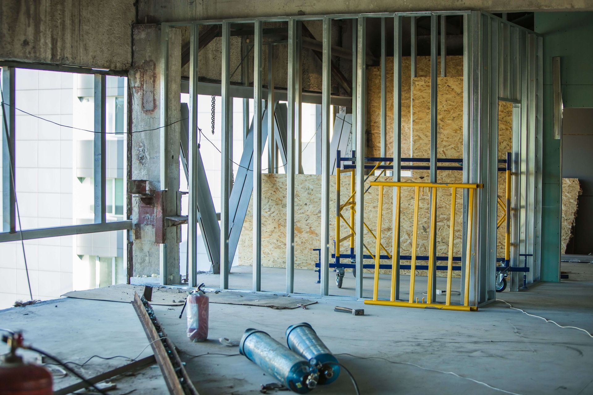 commercial drywall framing