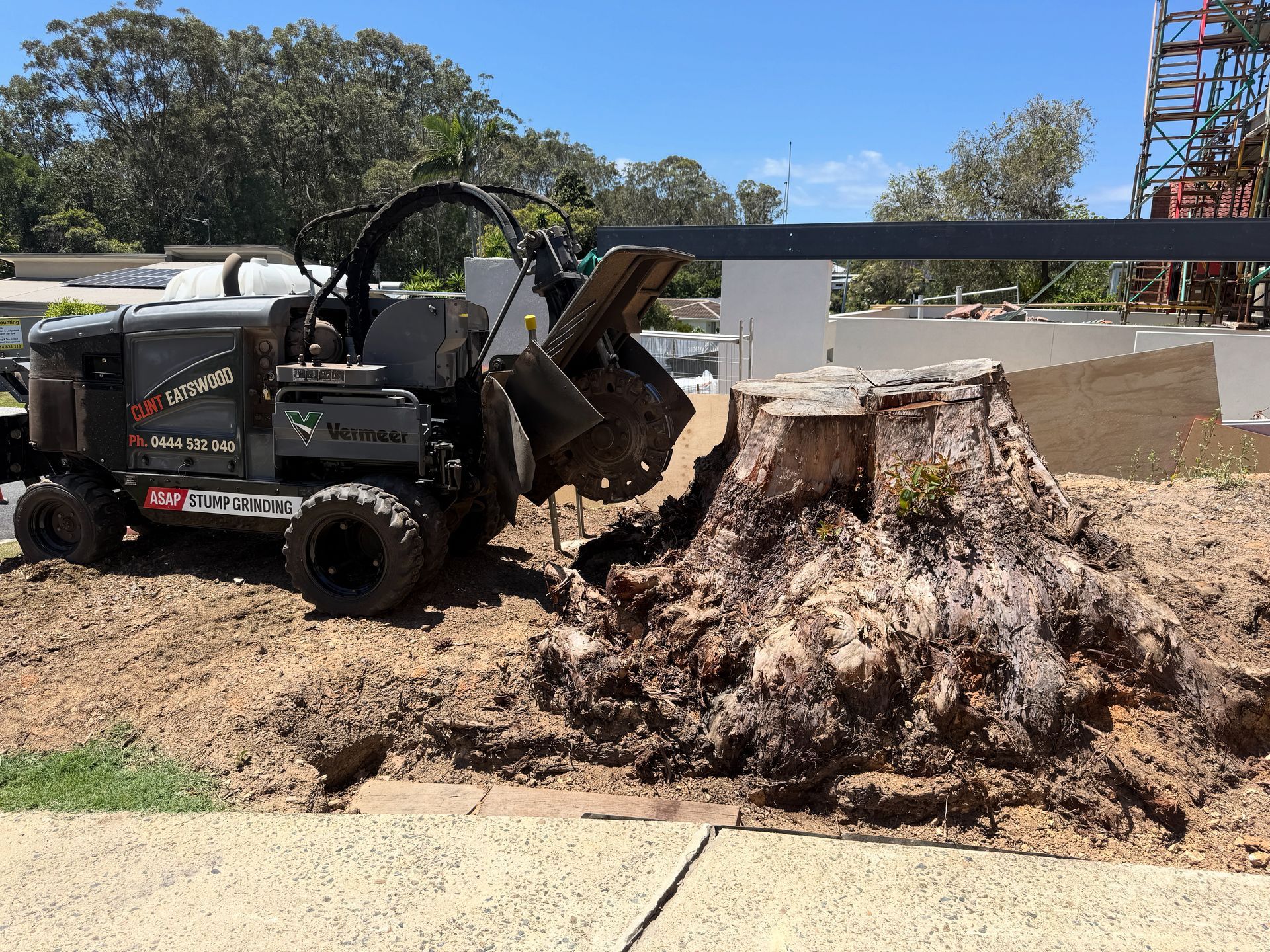 Stump grinding