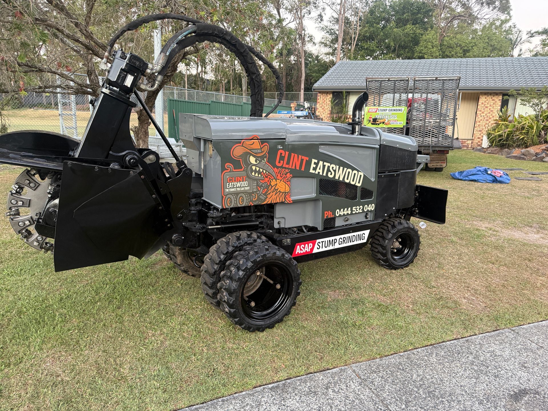 Stump grinding