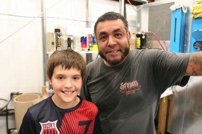 Owner and son