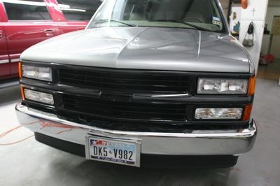 A silver truck