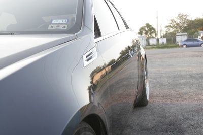 A black car
