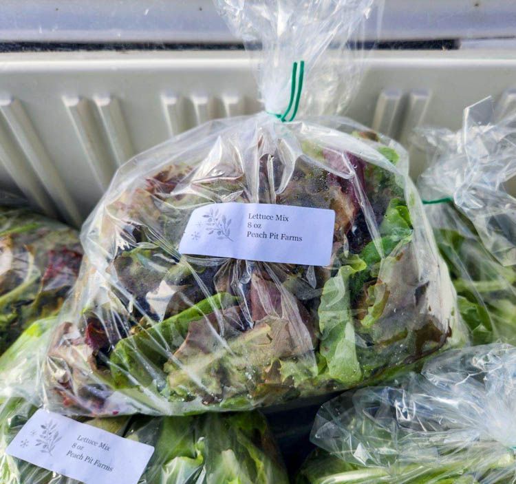 Bag of Certified Naturally Grown lettuce mix for purchase near Tampa Florida