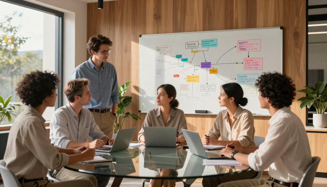 Digital strategy team meeting in Brisbane