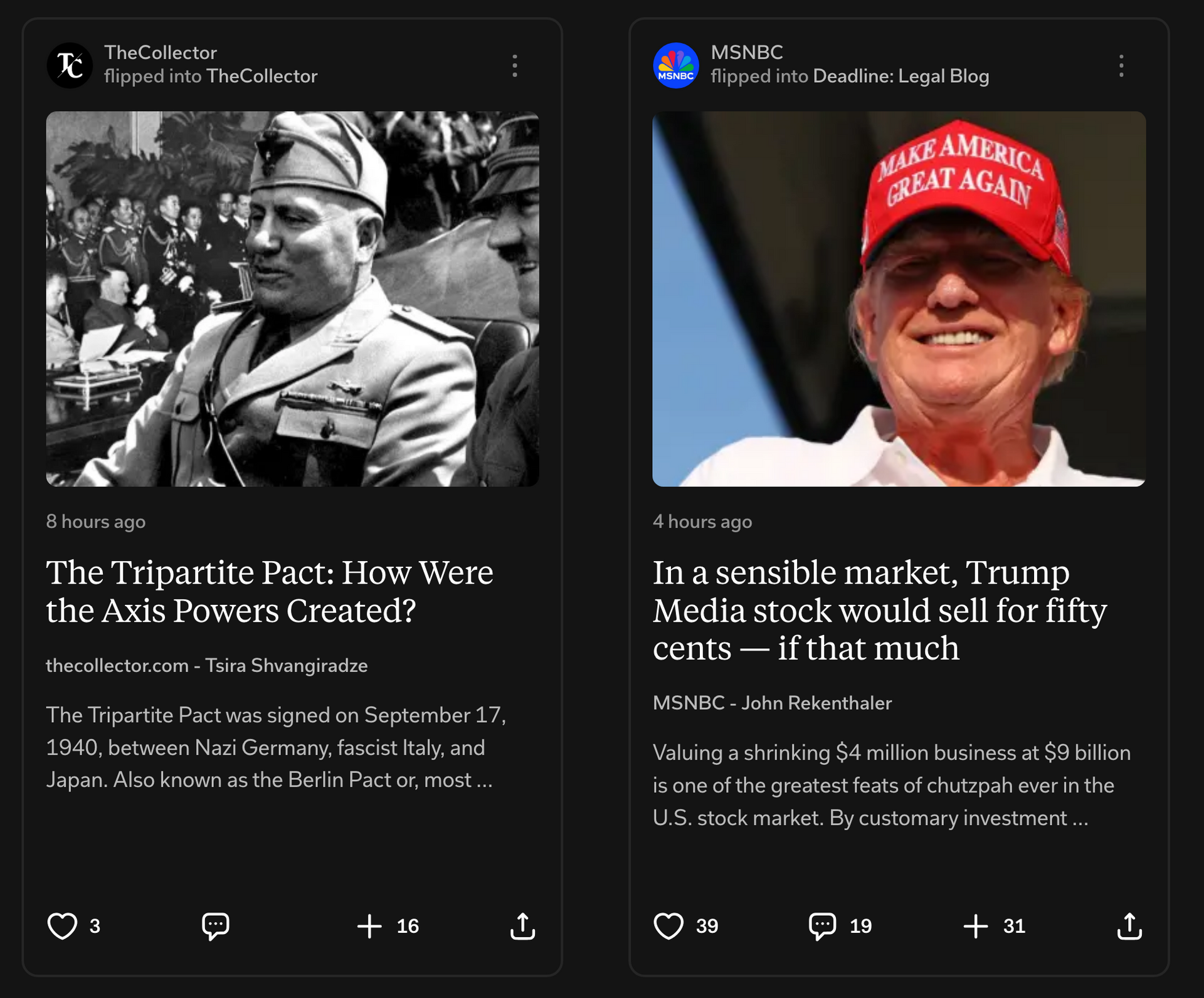 Flipboard Experiment