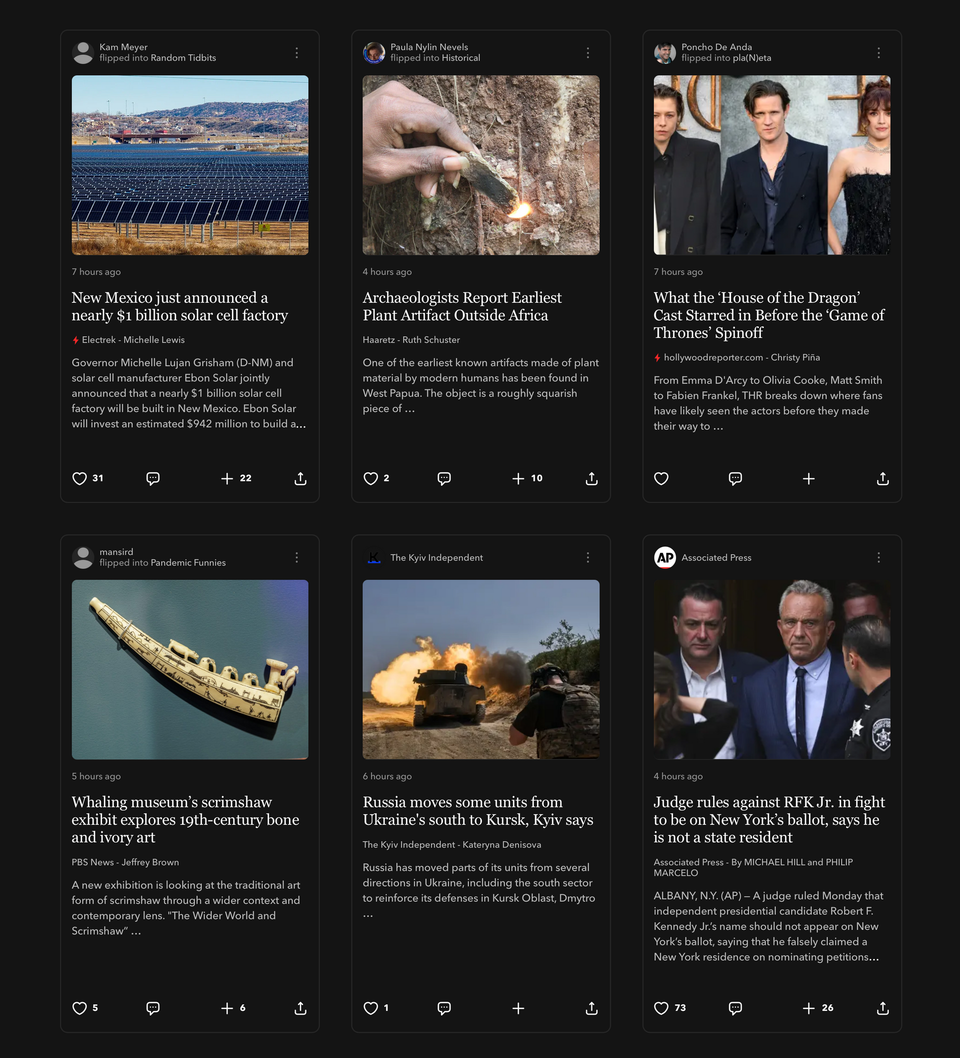 Flipboard Experiment