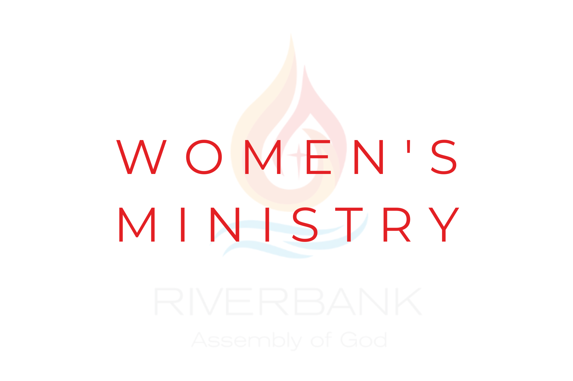 The logo for the women 's ministry riverbank church