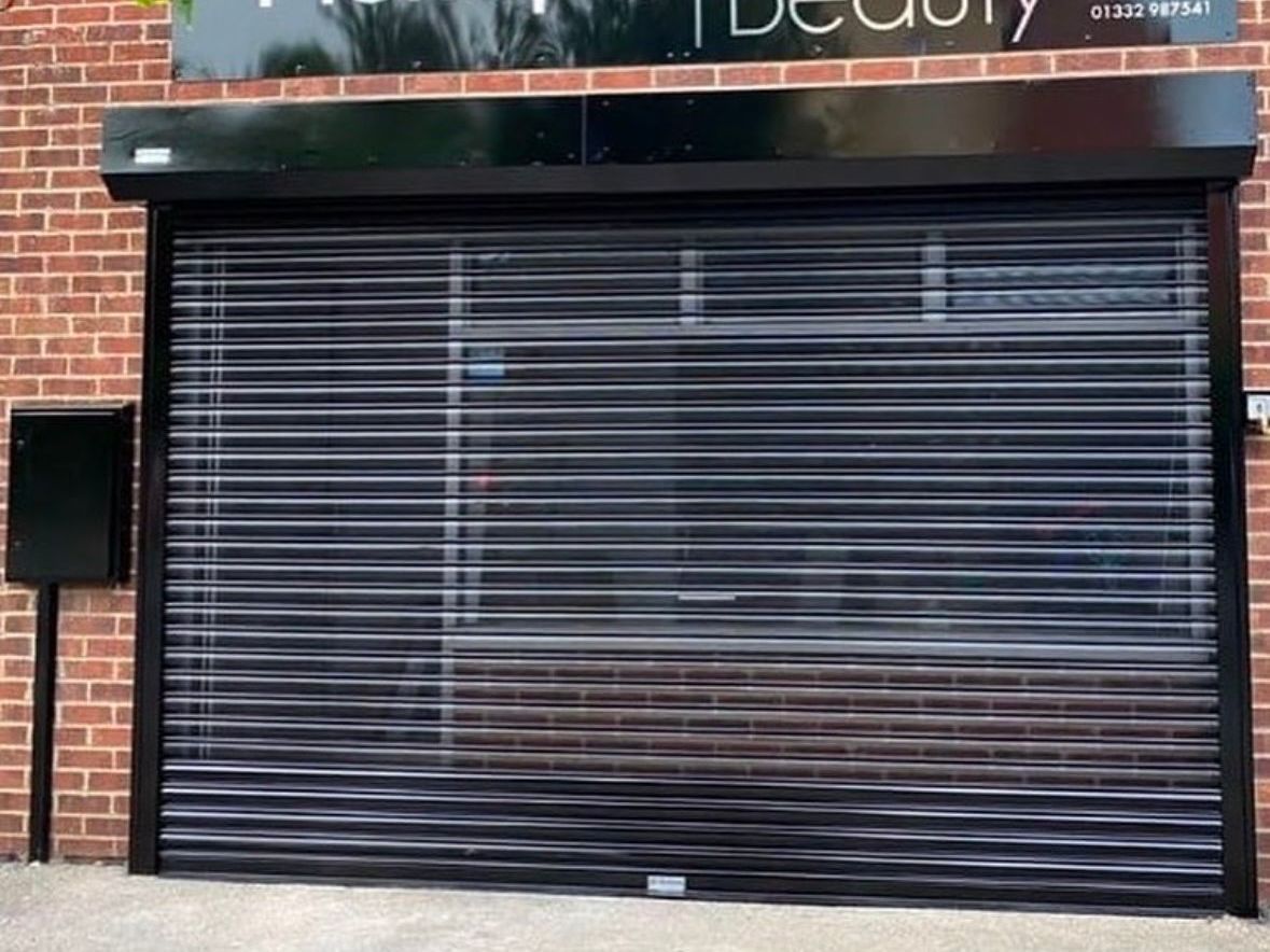 Commercial building spraying after