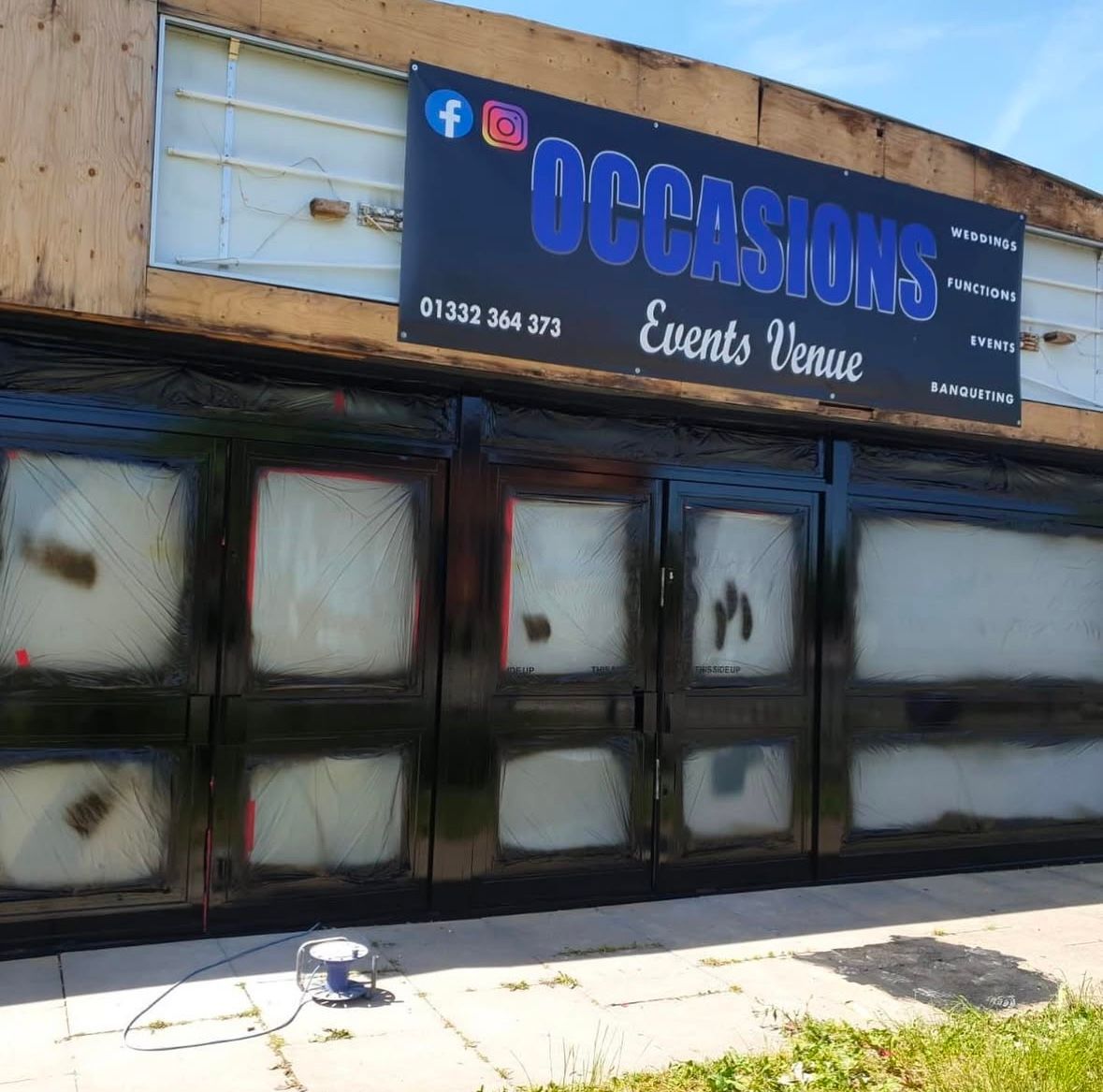 commercial exterior spraying