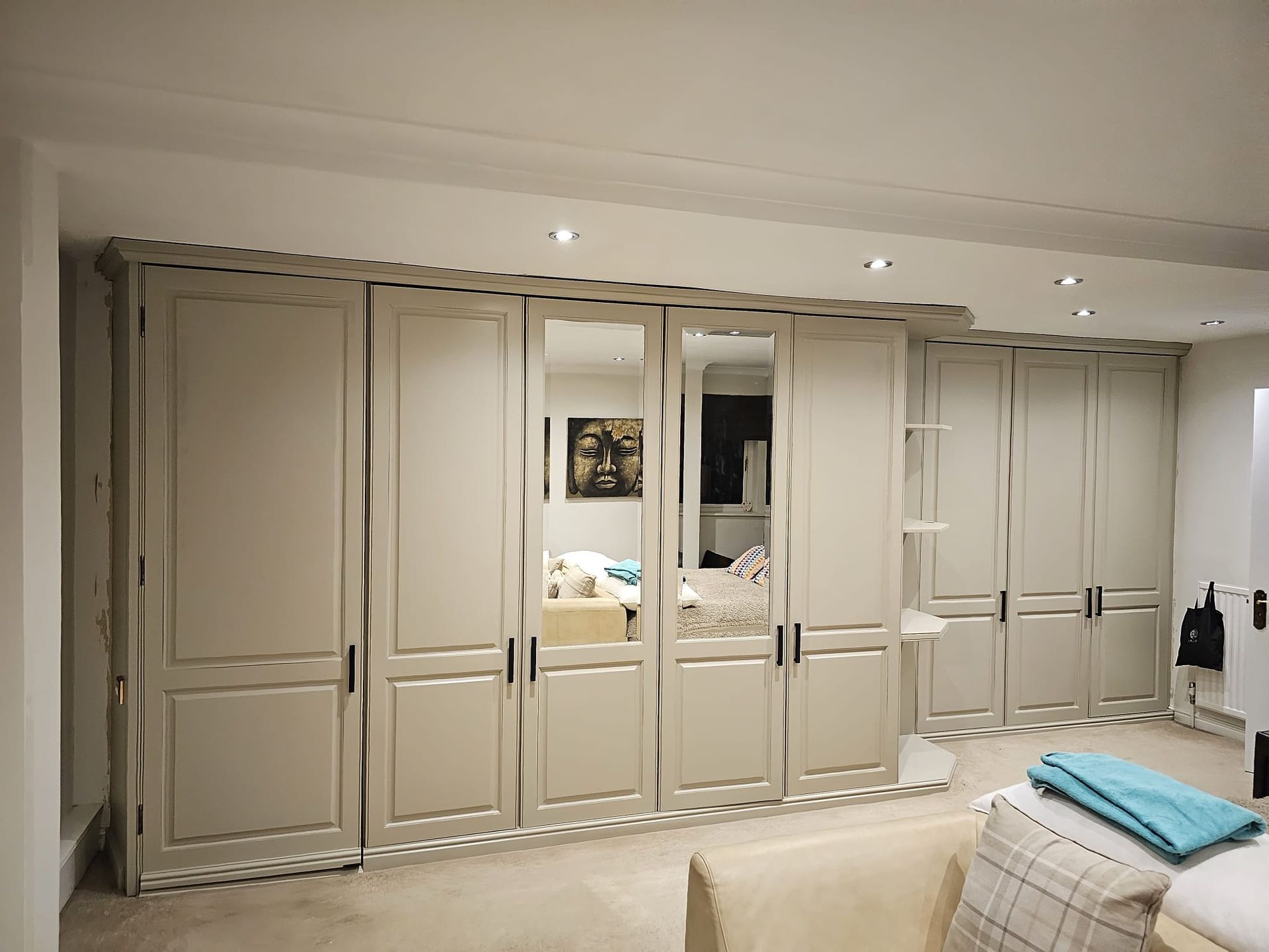 wardrobe spraying after