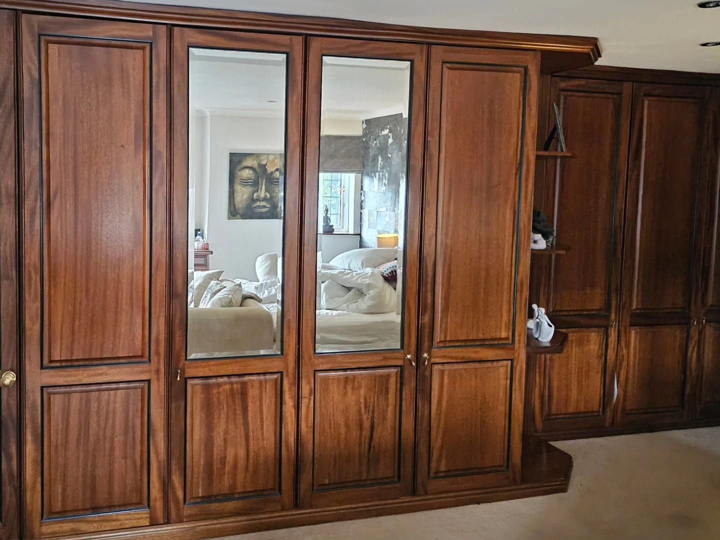 wardrobe spraying before