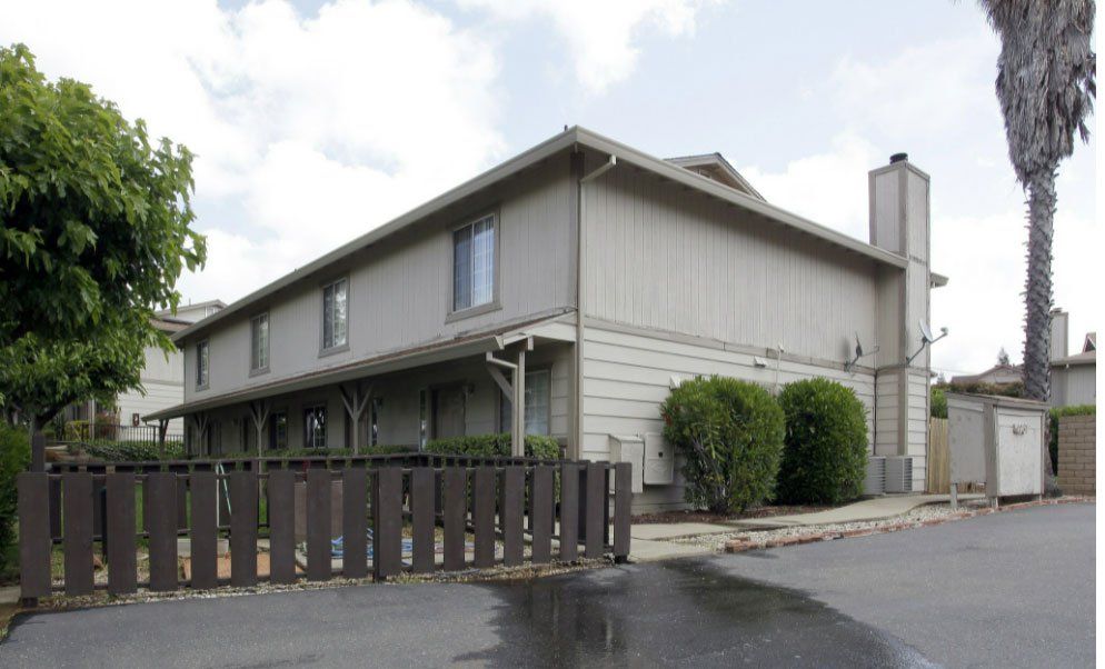 Golden Terrace apartments yard
