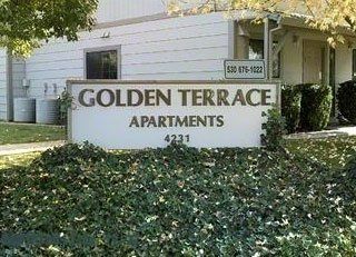 Golden Terrace apartments sign