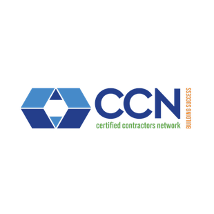 the logo for the ccn certified contractors network