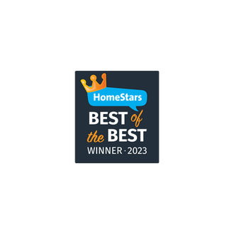 HomeStars best of the best winner logo for 2023