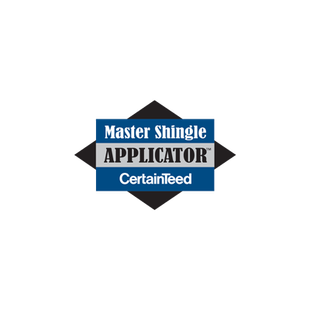 the master shingle applicator logo for certainteed