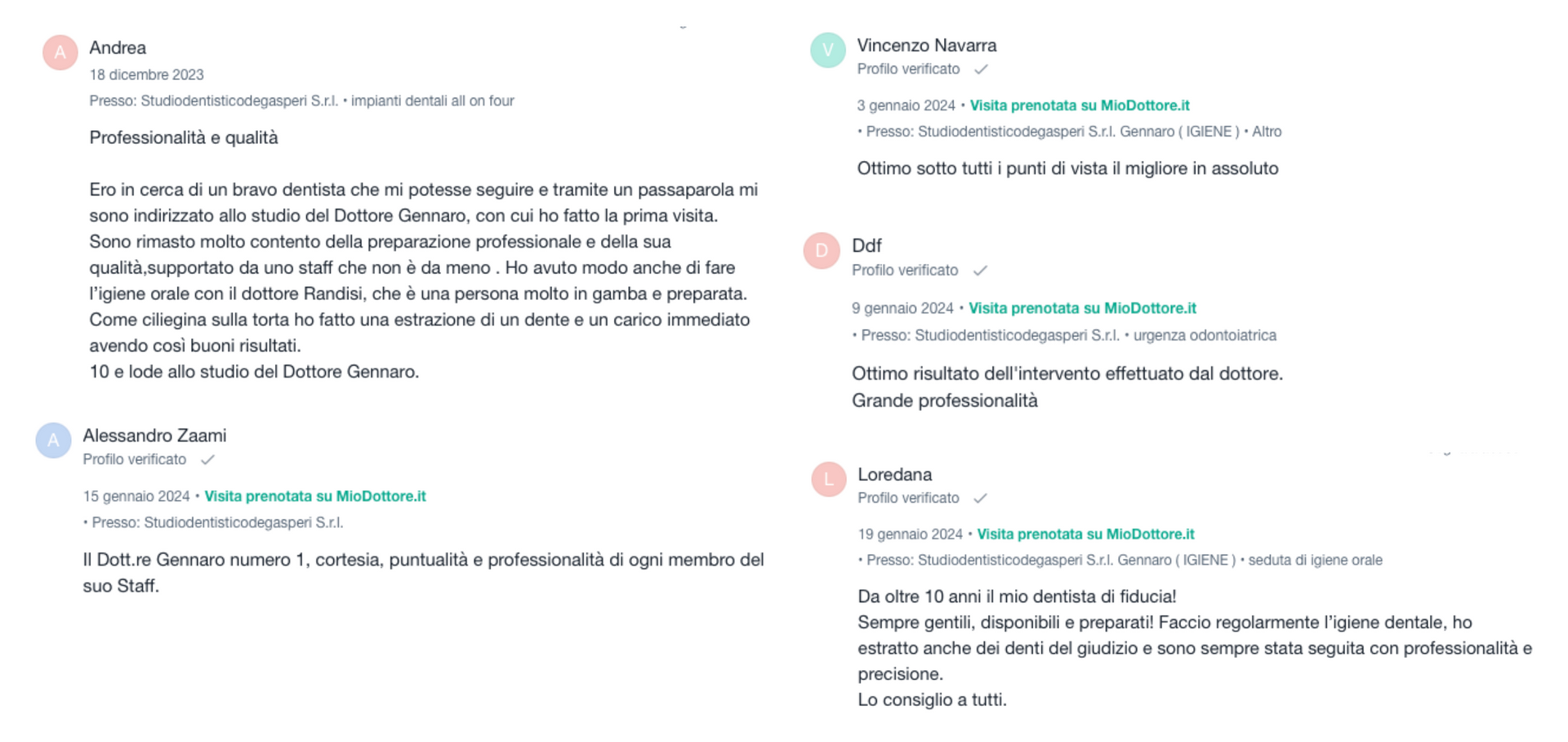 Screenshot sfocato di una discussione a tre colonne con avatar utente colorati e risposte testuali.