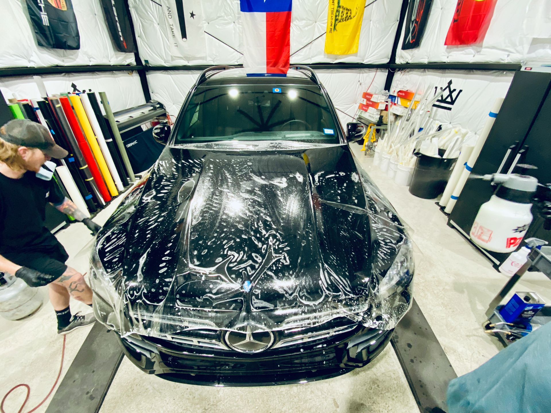 black car ppf