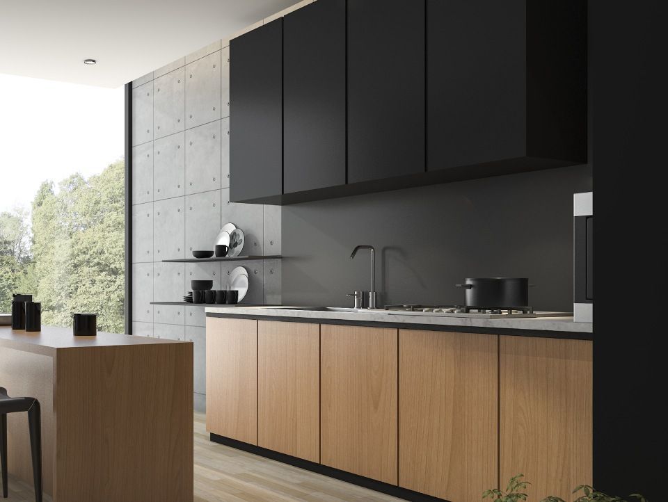 Kitchen cabinets
