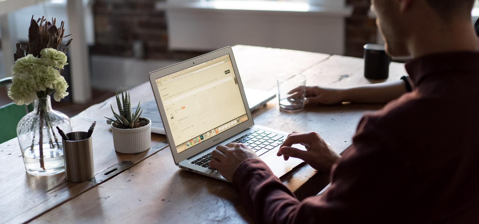 man on laptop