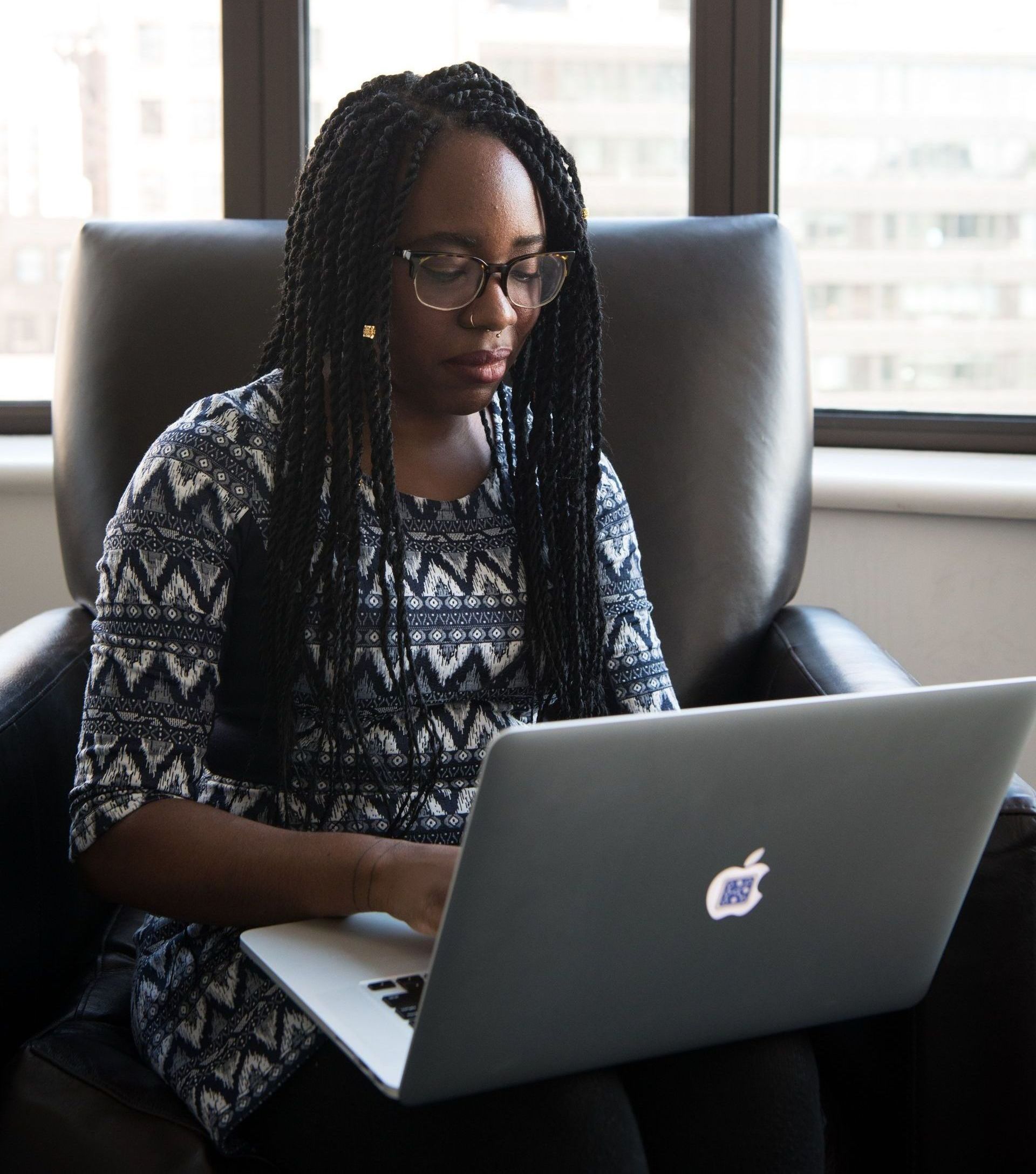 woman on laptop
