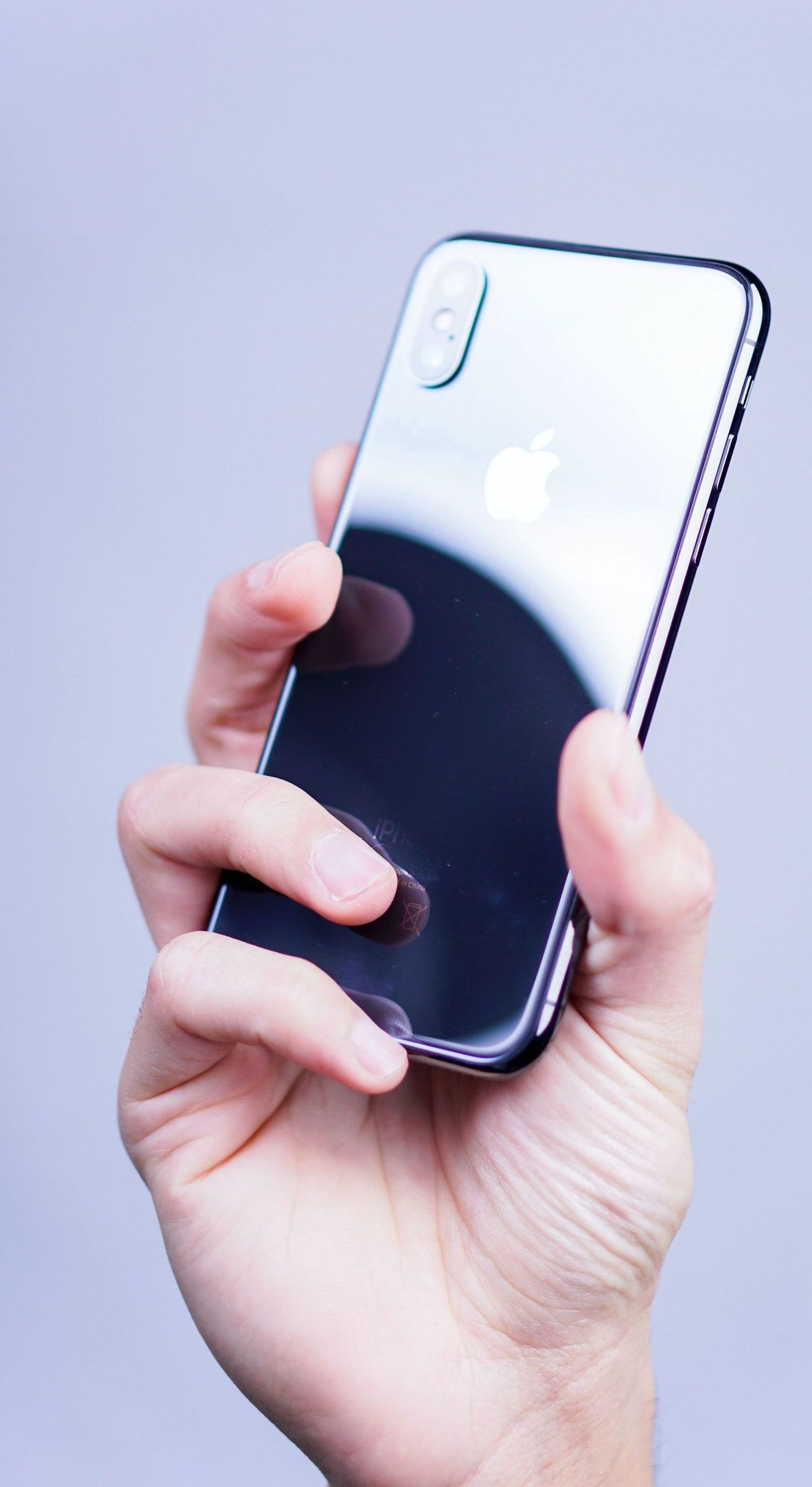 someone holding a phone